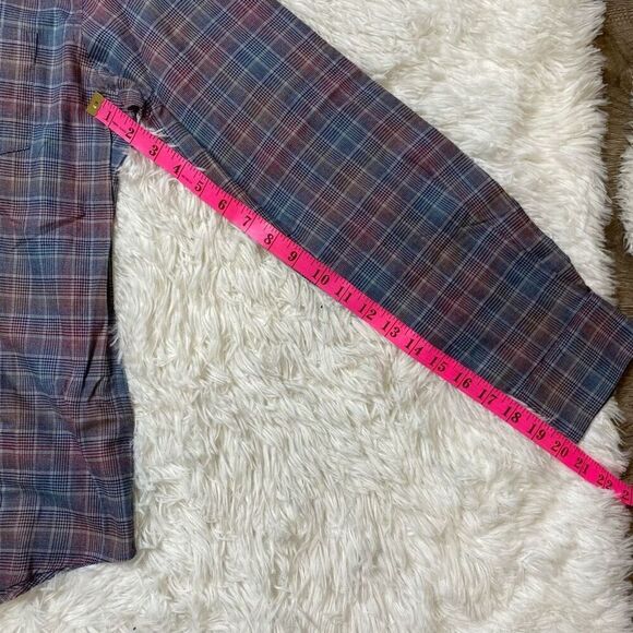 New Daniel Hechter Paris Mens Dress Shirt Size Medium Plaid NEW with Tags - Picture 6 of 7